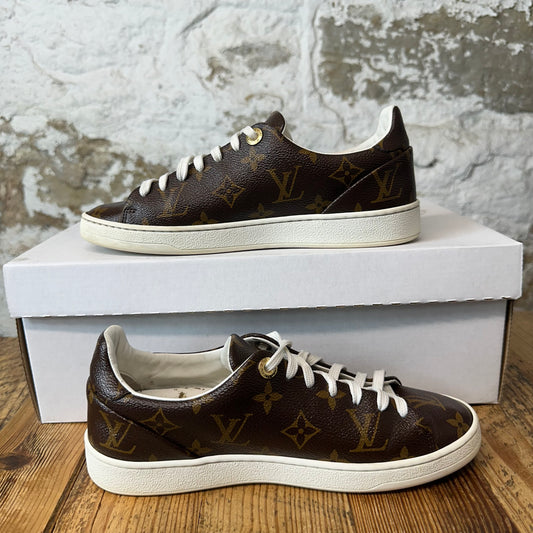 Louis Vuitton Patches Brown Monogram Front Row Sneaker Sz 4.5 (36)