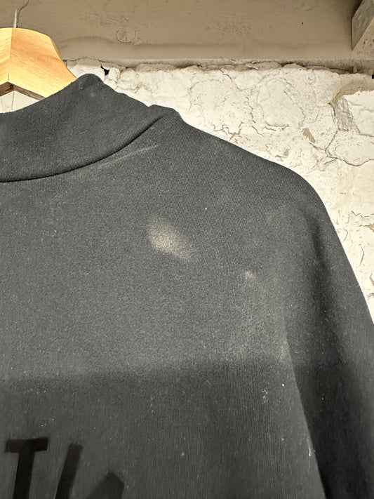 Fear of God Essentials Black Arc Logo Hoodie Sz S