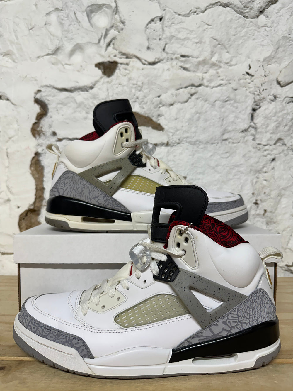 Air Jordan Spizike Cement Grey Sz 11