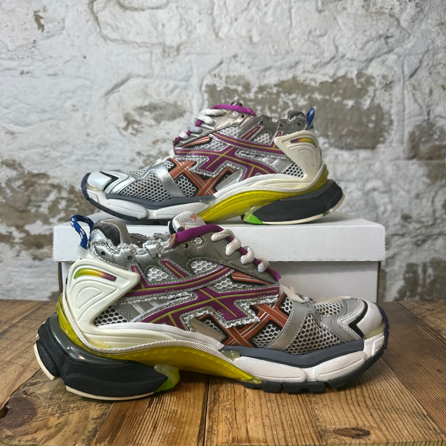 Balenciaga Runner Multicolor White Sneaker Sz 9 (42)