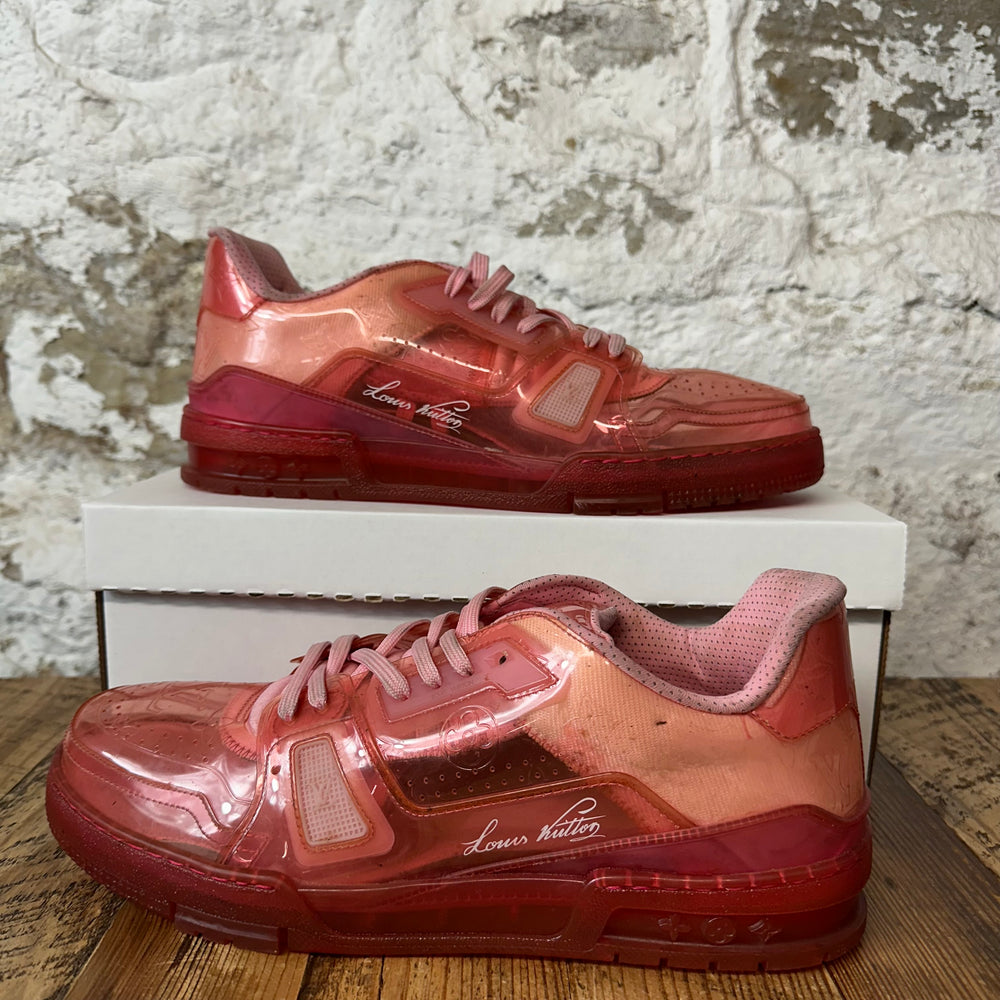 Louis Vuitton Transparent Pink Trainer Sz 11.5 (10LV) No Box
