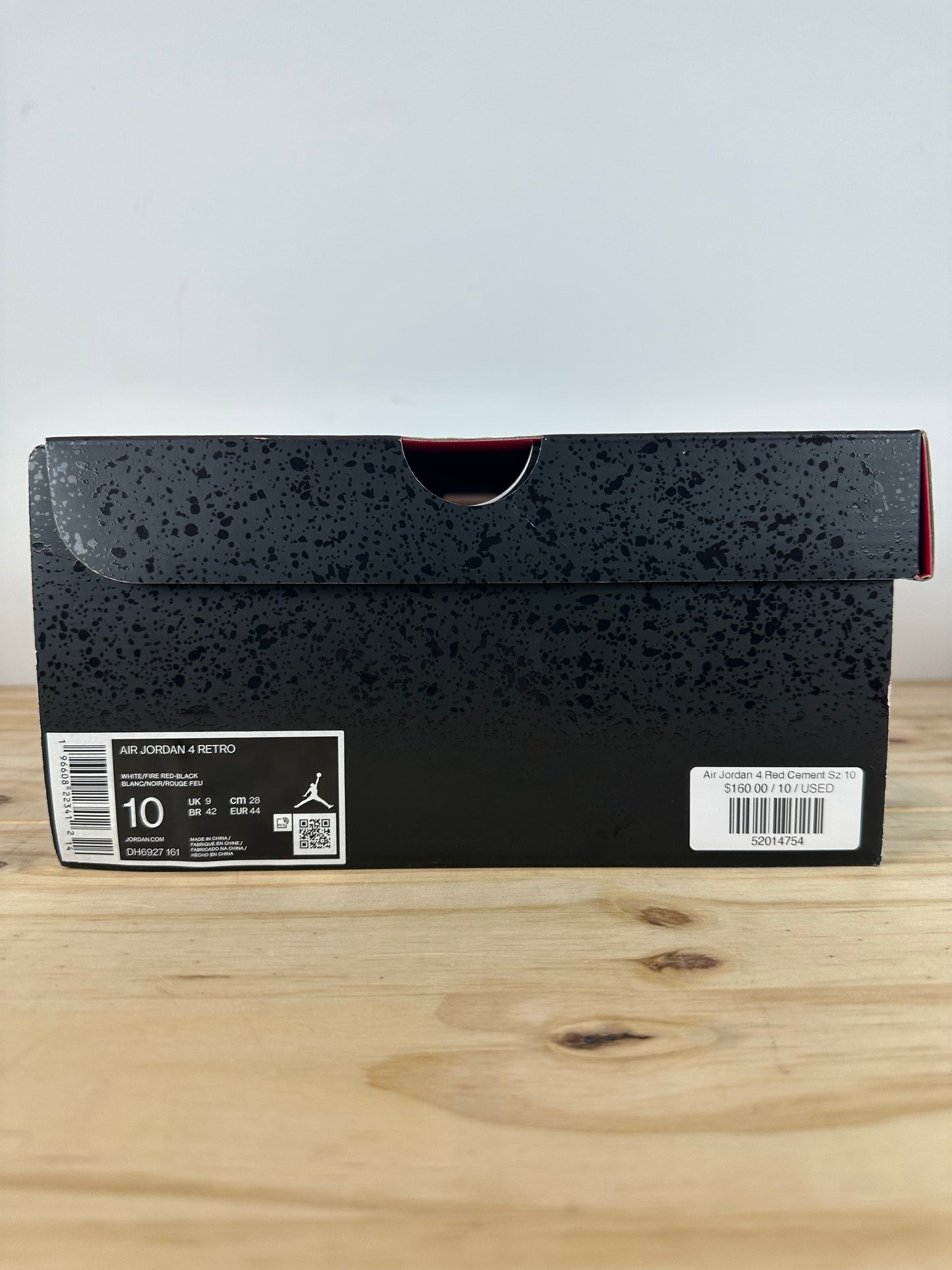 Air Jordan 4 Red Cement Sz 10