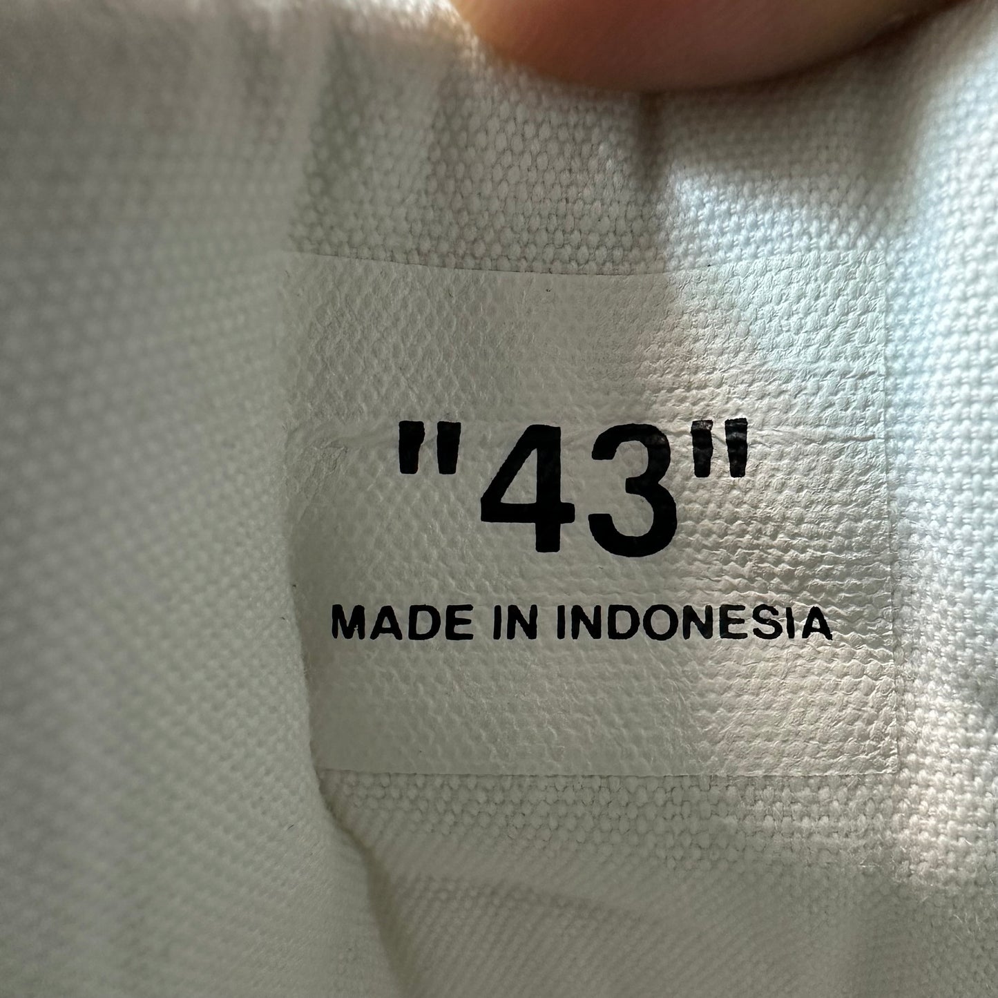 Off-White Grey Arrow Black White Vulc Sneaker Sz 10 (43)