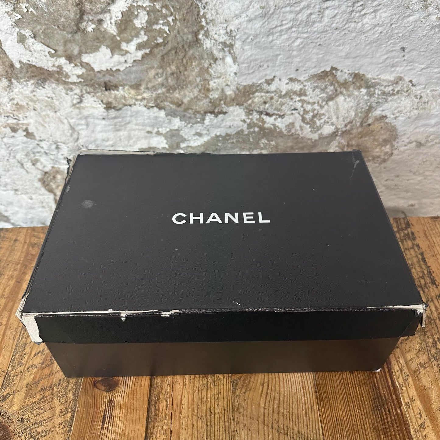 Chanel CC Pink Grey Black Tweed Trainer Sneaker Sz 6 (38)