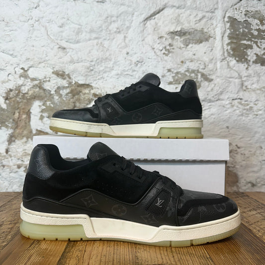 Louis Vuitton Graphite Monogram Trainer Sneaker Sz 10.5 (9LV)