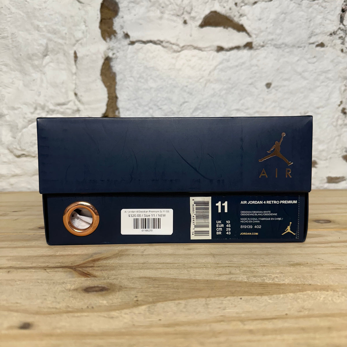 Air Jordan 4 Obsidian Premium Sz 11 DS