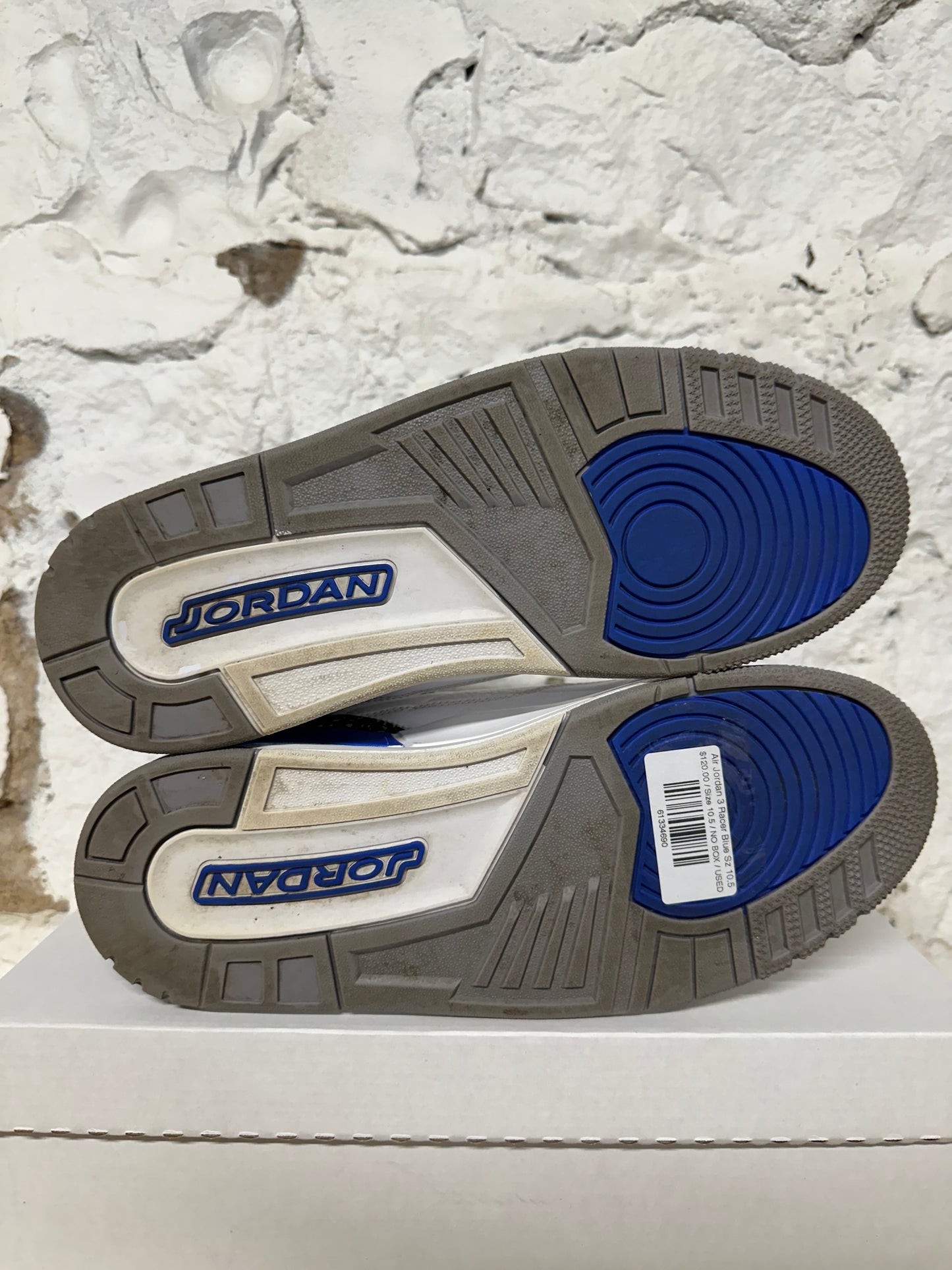 Air Jordan 3 Racer Blue Sz 10.5