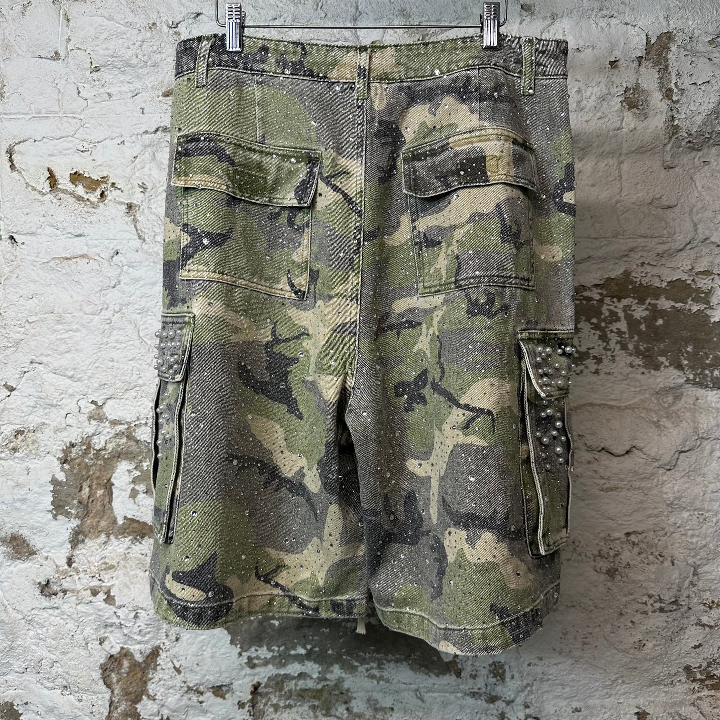 Vale Soulja Camo Jean Shorts