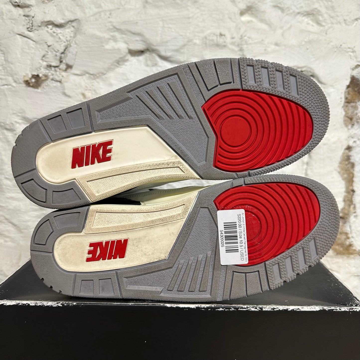 Air Jordan 3 White Cement Reimagined Sz 10.5