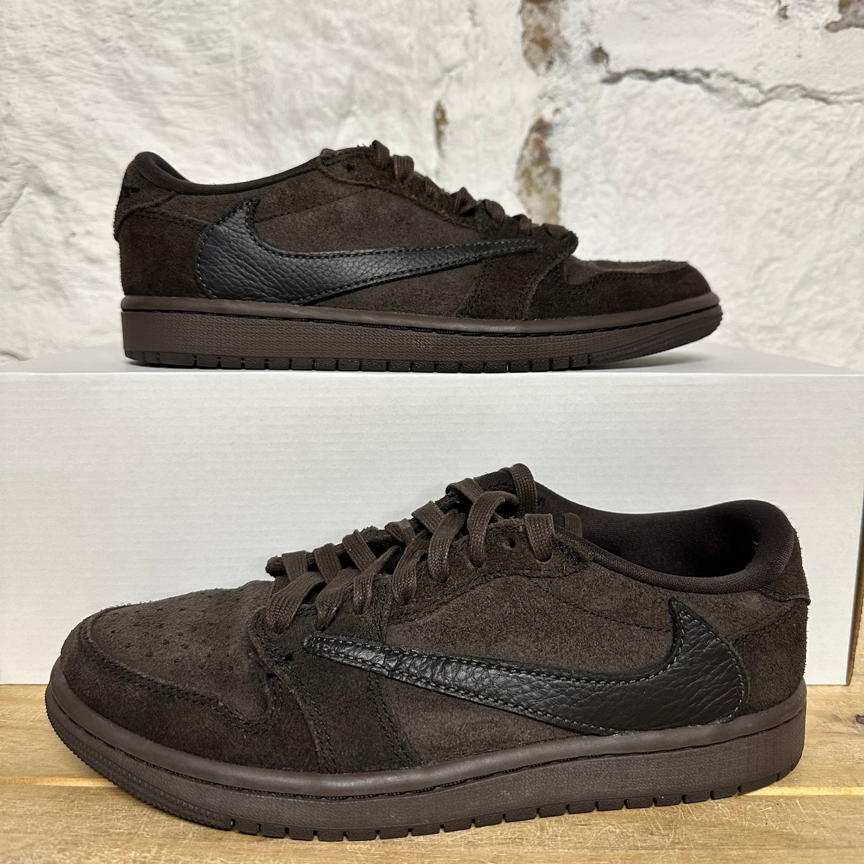 Air Jordan 1 Low Travis Scott Velvet Brown Sz 5.5