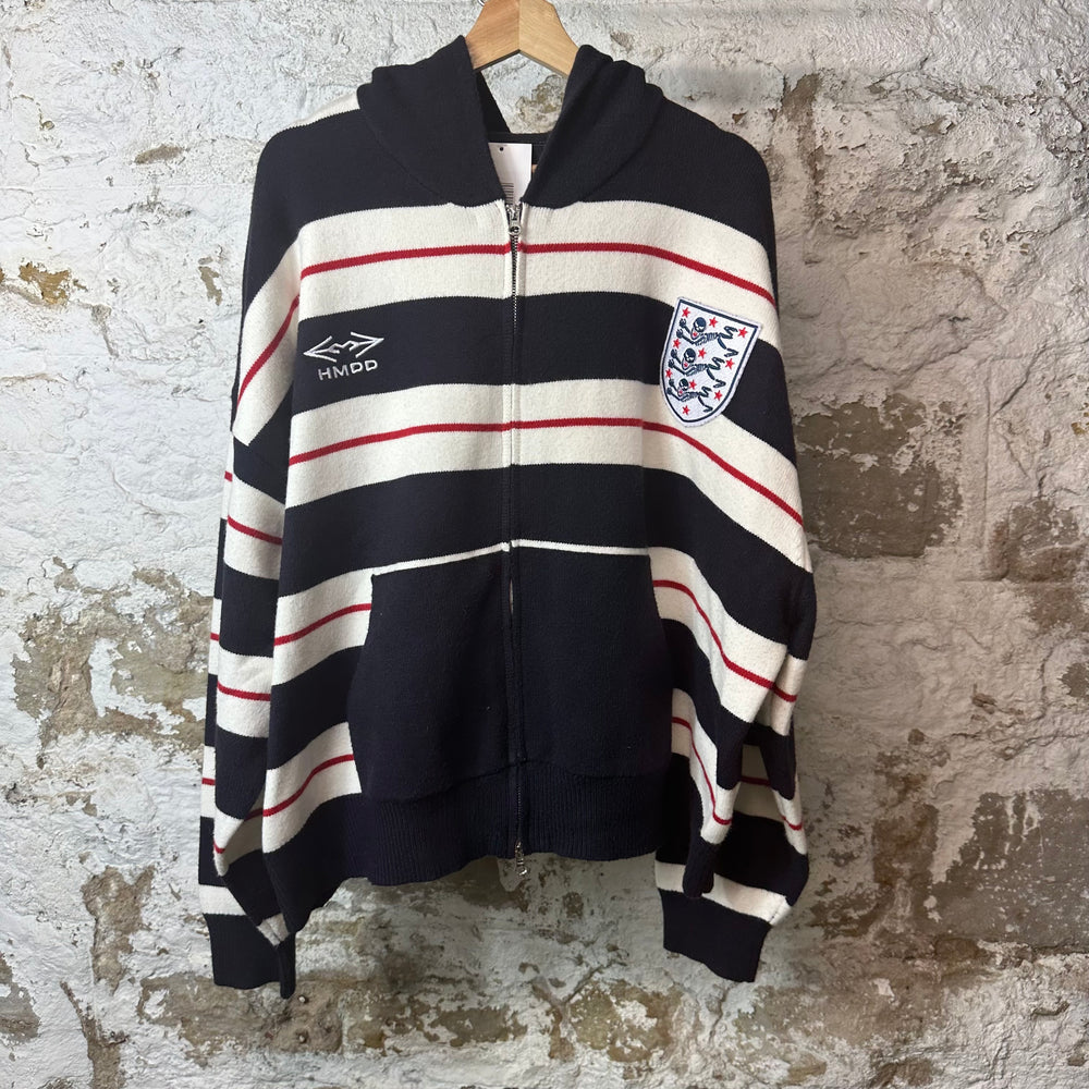 HMDD Ingerland Futbol Zip Up Hoodie Sz L
