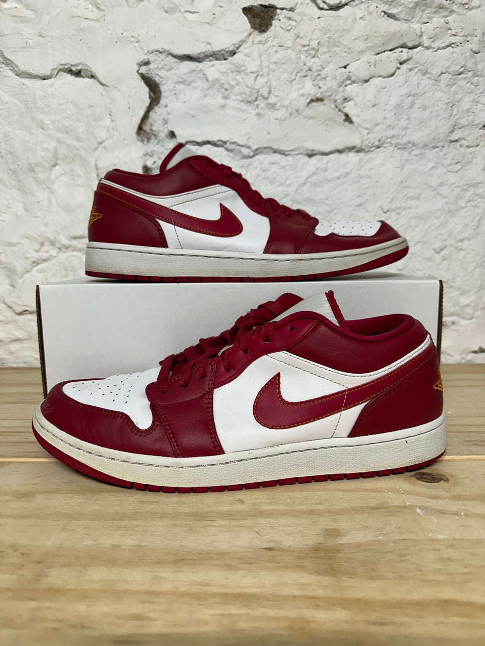 Air Jordan 1 Low Cardinal Red Sz 12.5