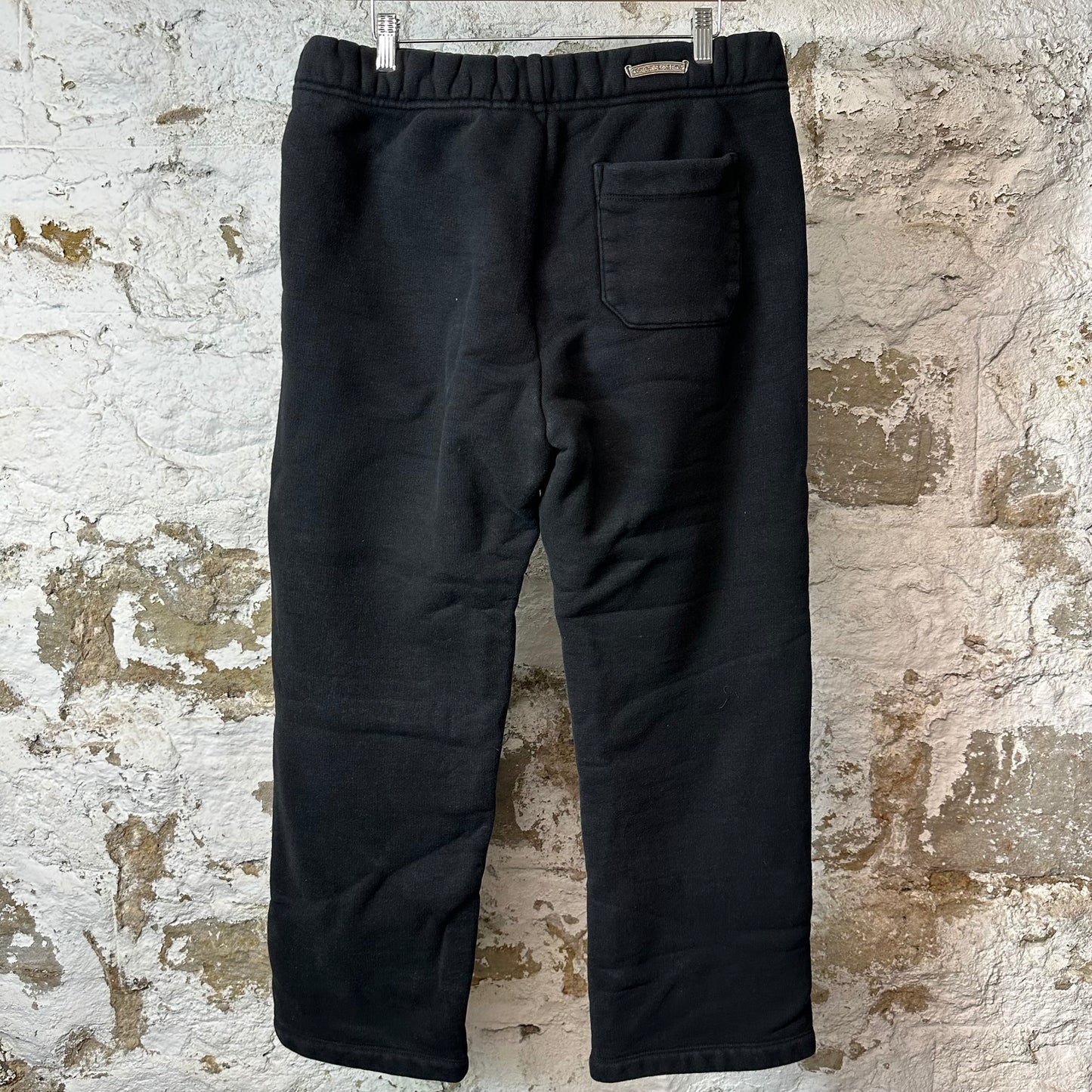 Chrome Hearts CH Nylon Logo Black Sweatpants Sz L