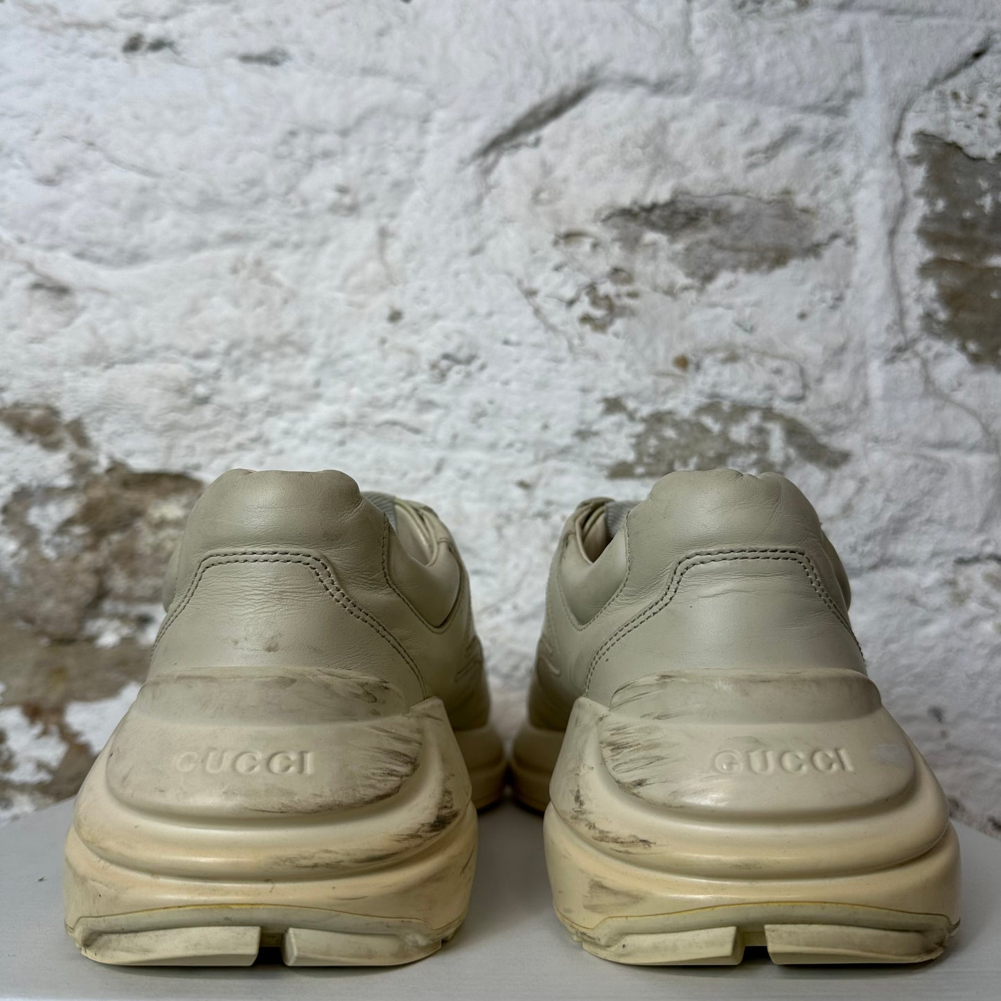 Gucci Rython Donald Flash Cream Sneaker Sz 6 No Box