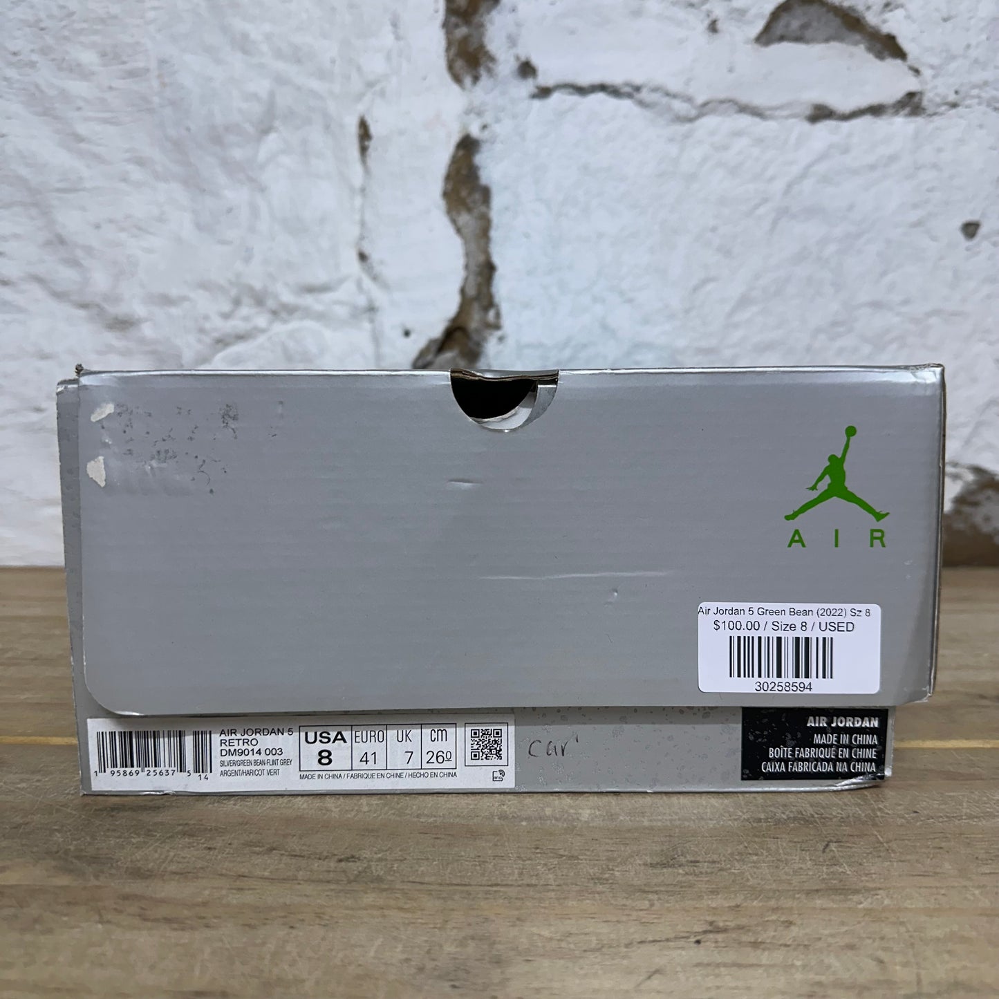 Air Jordan 5 Green Bean (2022) Sz 8