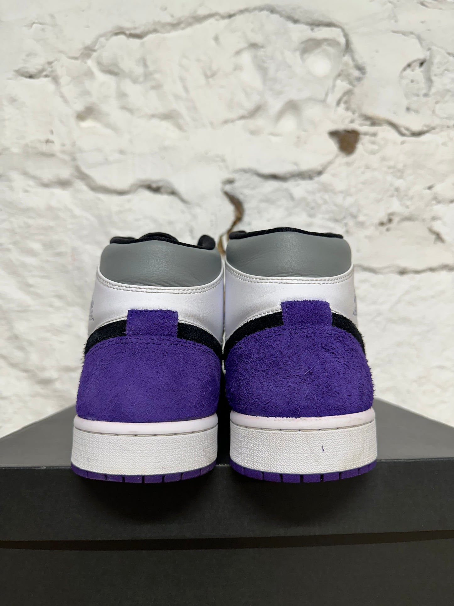 Air Jordan 1 Mid Court Purple Sz 12