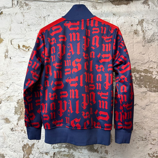 Palm Angels Red Navy Track Jacket Sz M