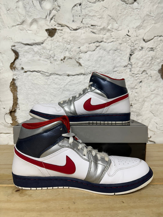 Air Jordan 1 Mid Olympic (2008) Sz 11.5