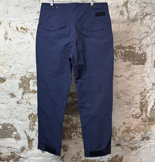 Christian Dior Nylon Navy Cargo Pants Sz L (50) (34W)