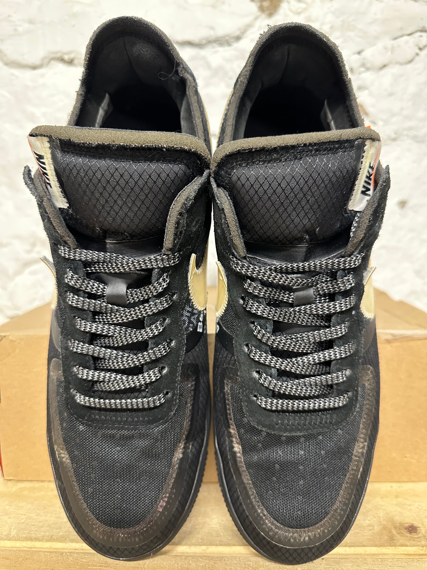 Nike Air Force 1 Off-White Black Sz 10.5