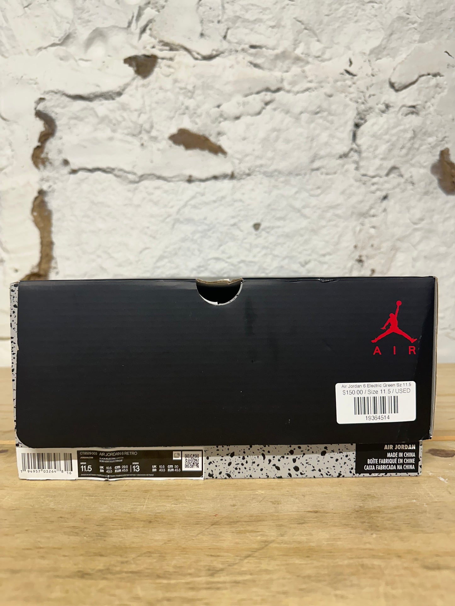 Air Jordan 6 Electric Green Sz 11.5