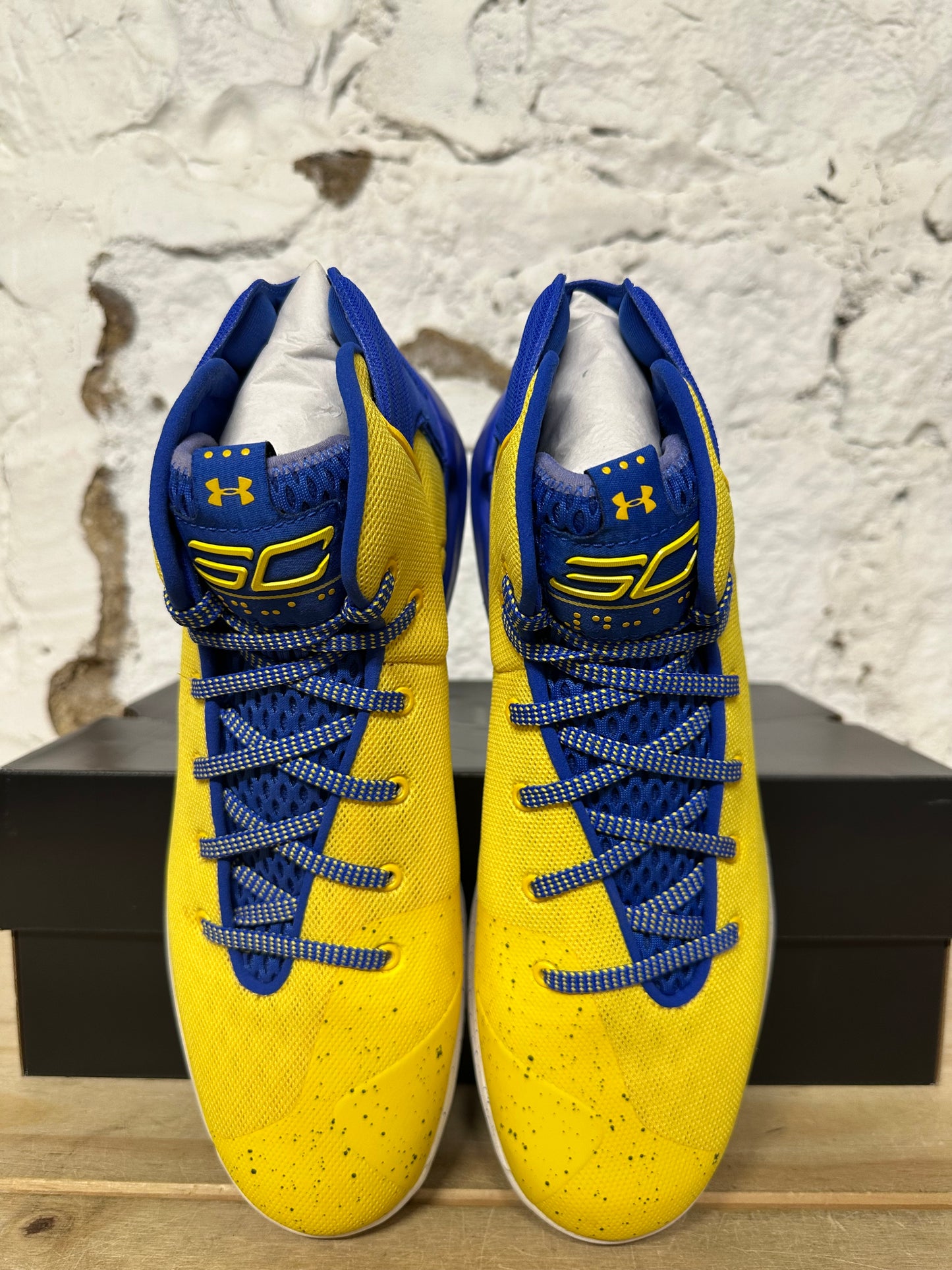 Under Armour Curry 3Zer0 Taxi Yellow Sz 10 DS