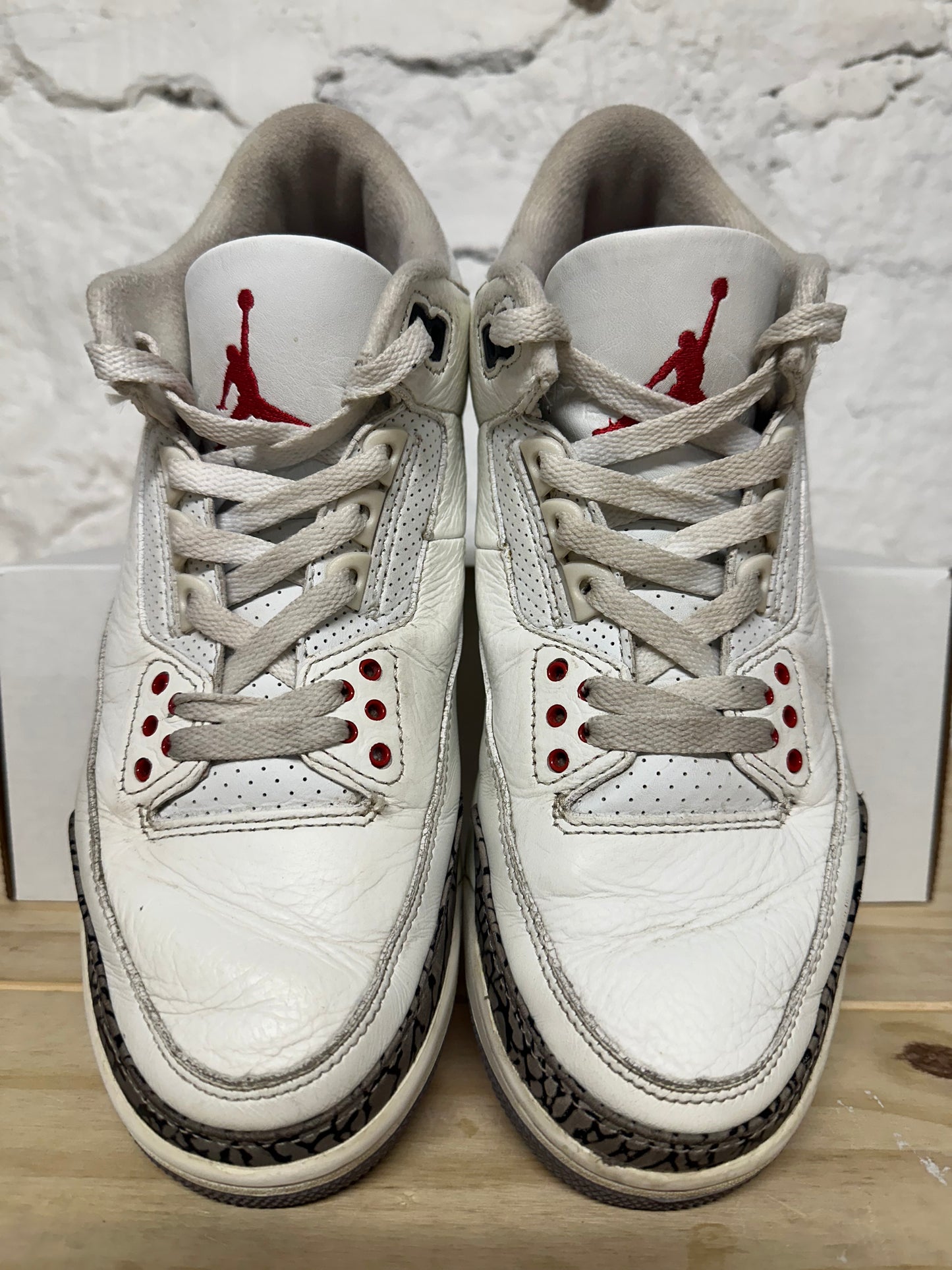 Air Jordan 3 White Cement Reimagined Sz 8