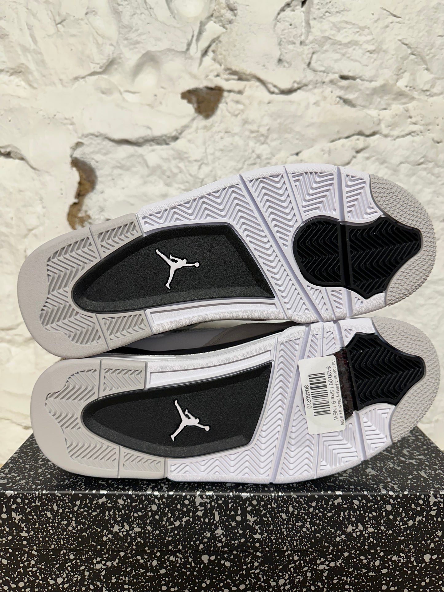 Air Jordan 4 Military Black Sz 9 DS