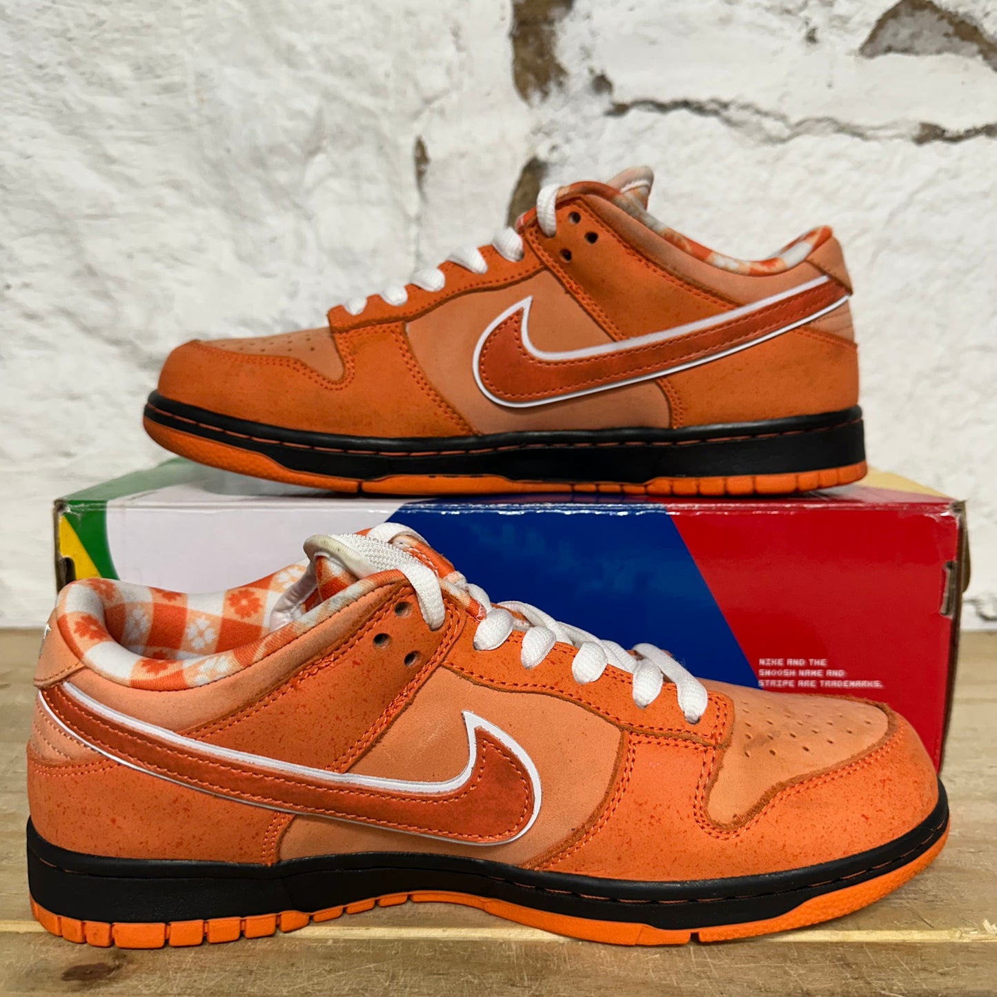 Nike Dunk Low SB Concepts Orange Lobster Sz 8