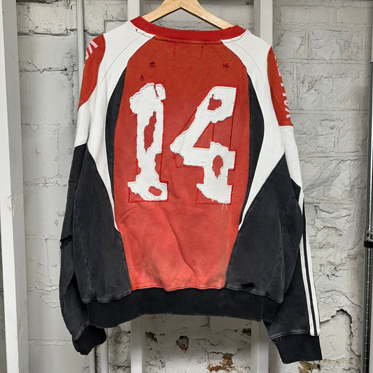 Vale Finish Line Reconctructed Crewneck Sz XXL