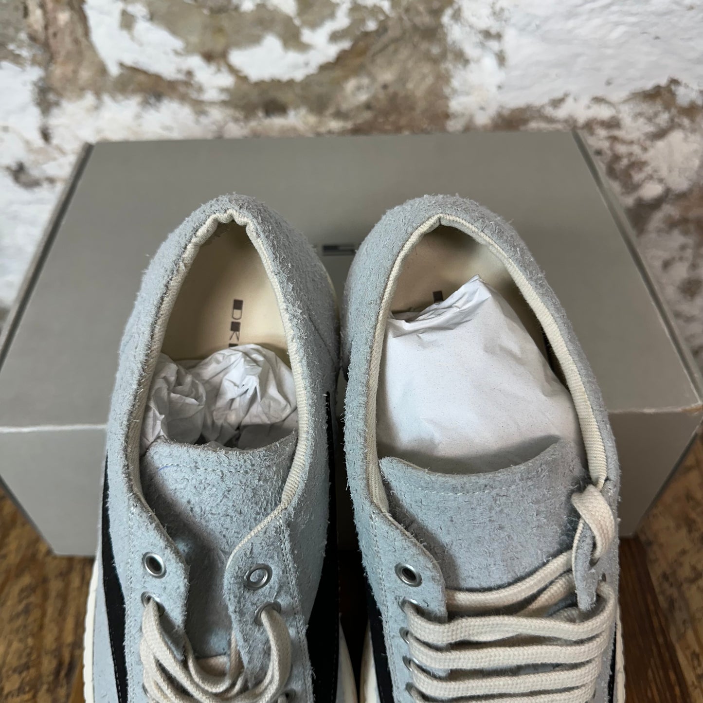 Rick Owens Vintage Oyster Milk Sneaker