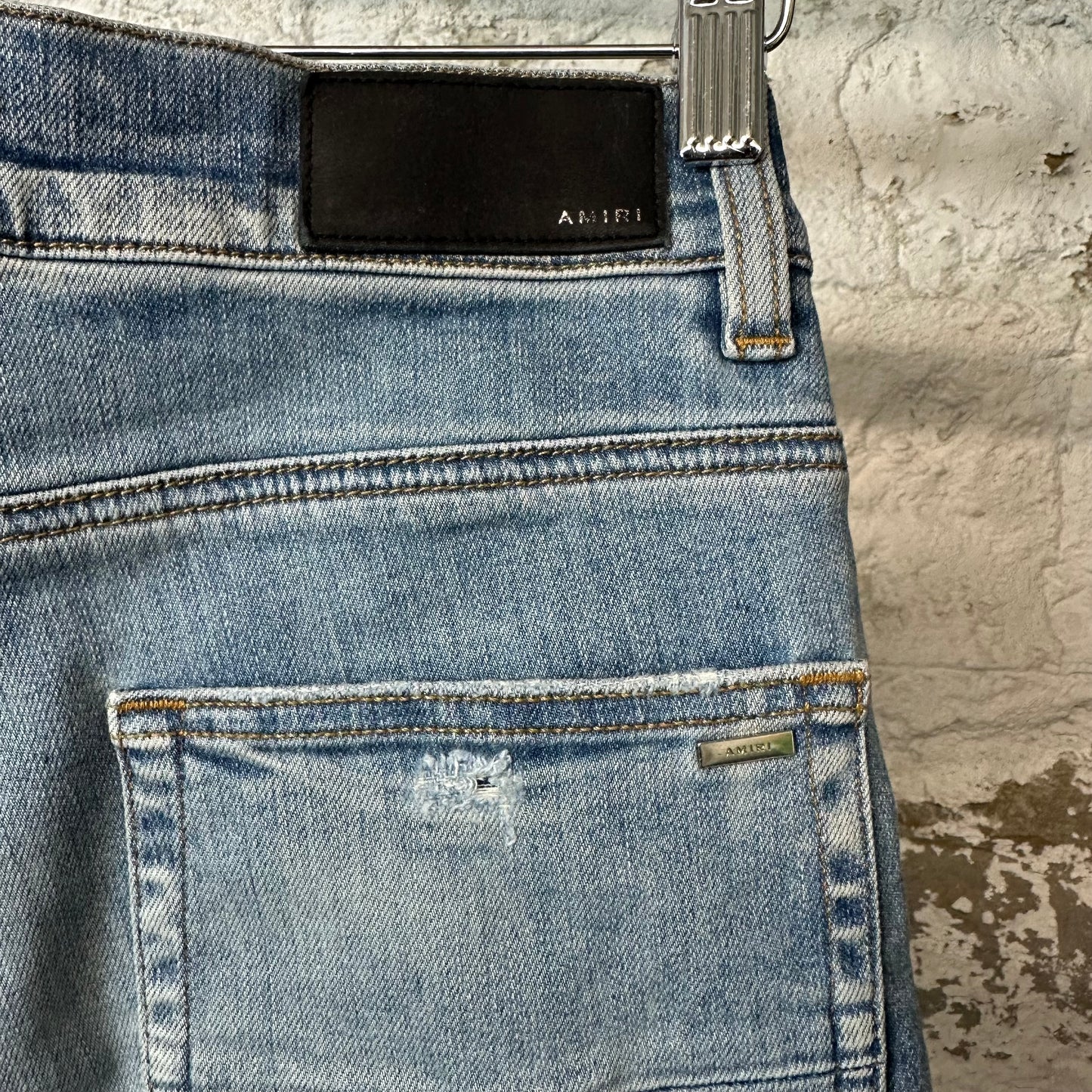 Amiri Plain Blue Denim Jeans Sz 29