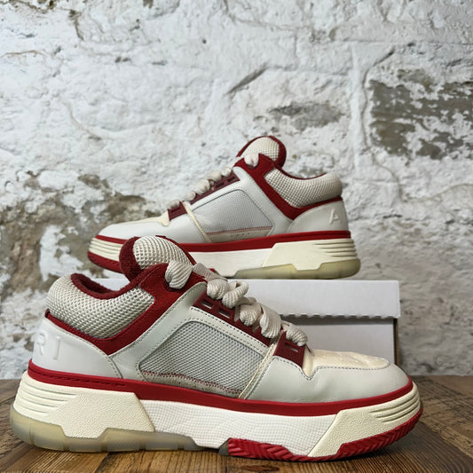 Amiri MA-1 White Red Cream Sneaker Sz 12 (45)