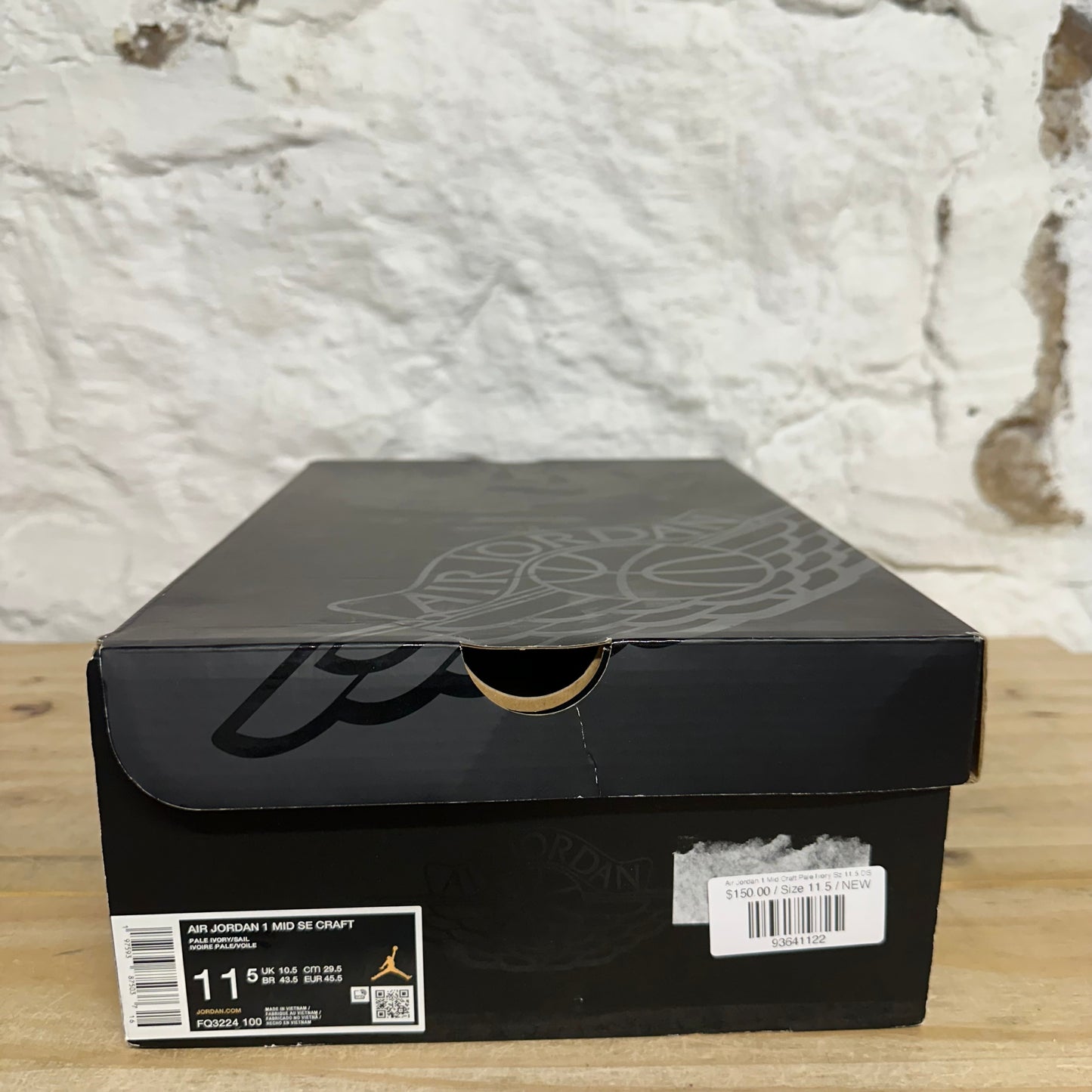 Air Jordan 1 Mid Craft Pale Ivory Sz 11.5 DS