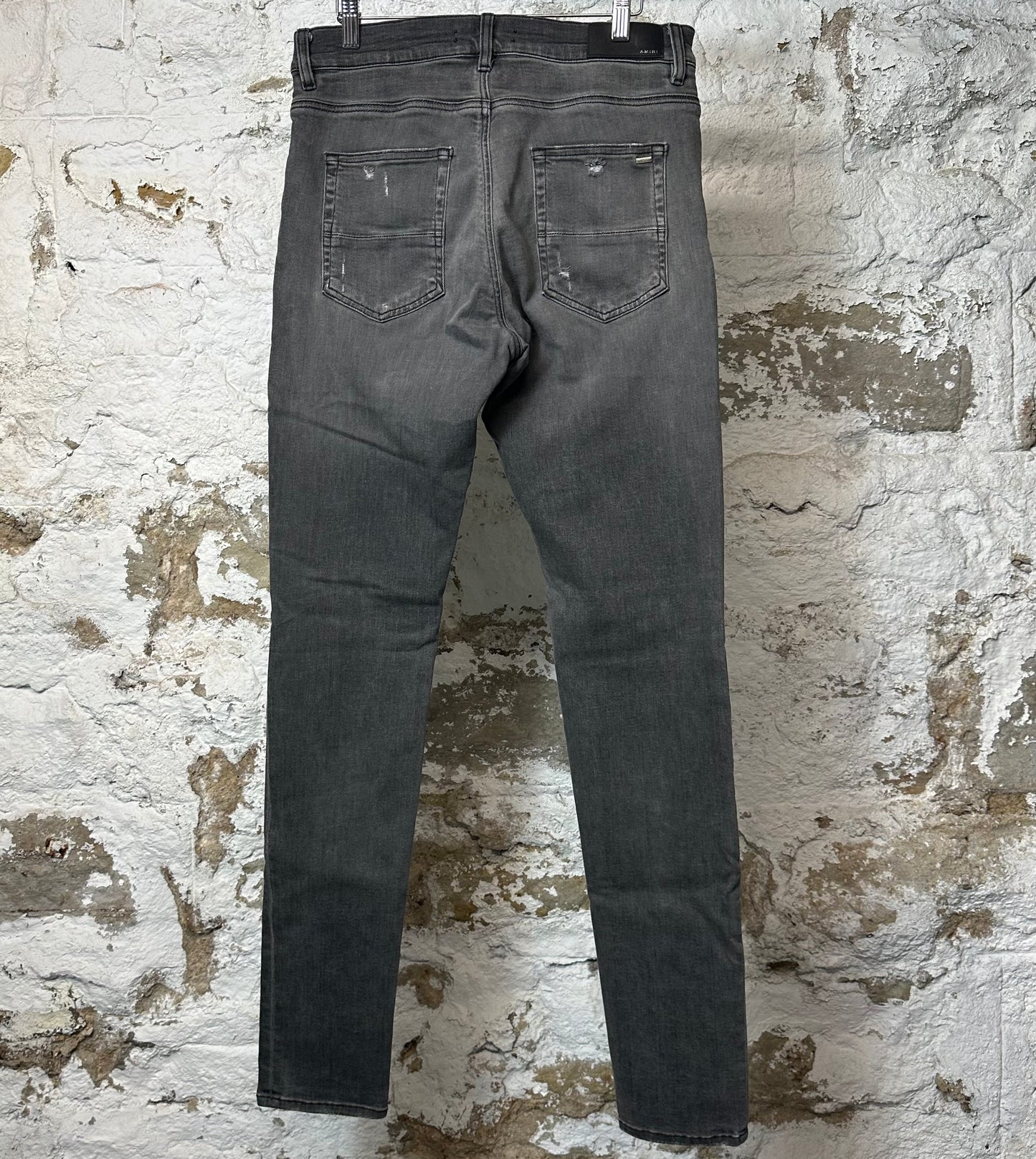 Amiri Plain Gray Denim Jeans Sz 33