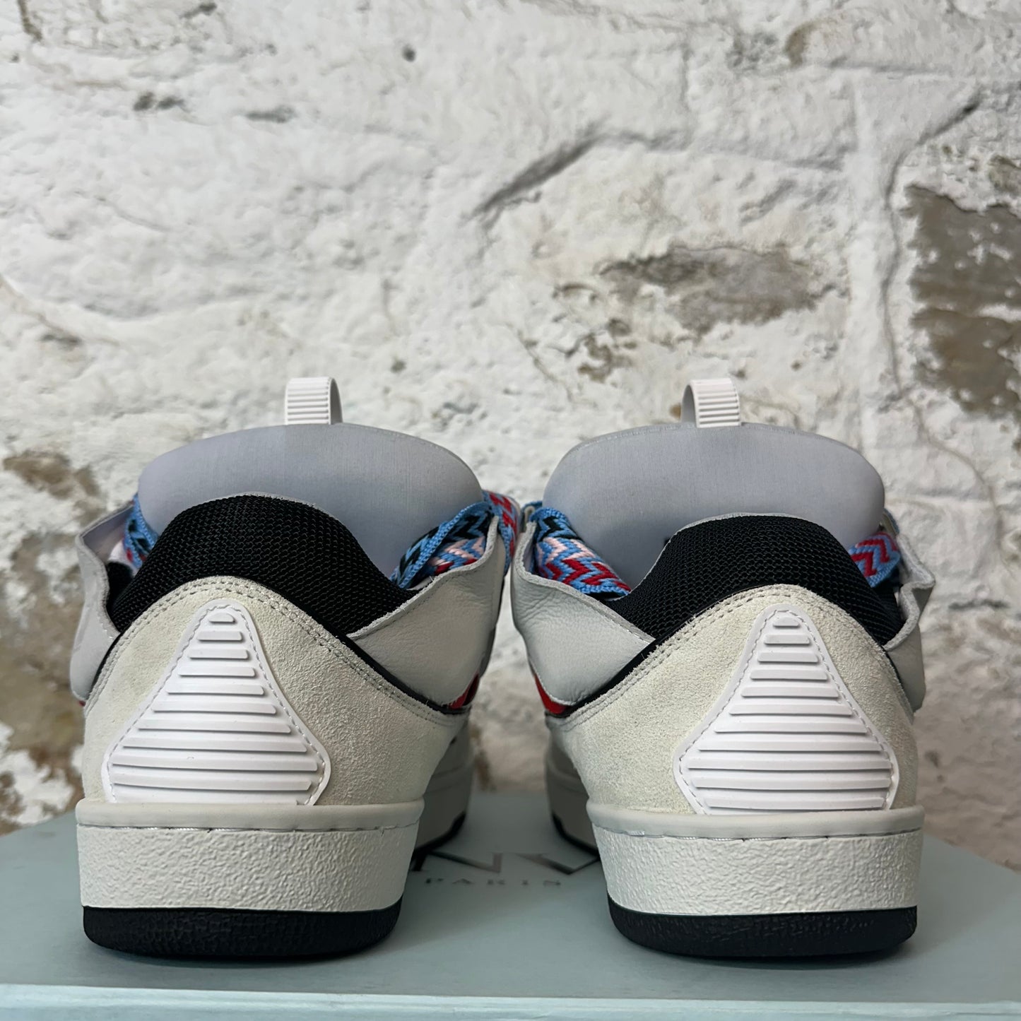 Lanvin Curb Multicolor Lace Grey Sneaker