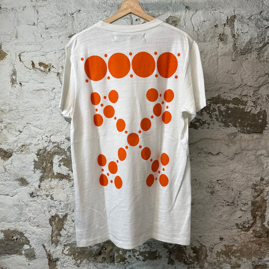 Off-White Orange Caravaggio T-shirt White Sz L