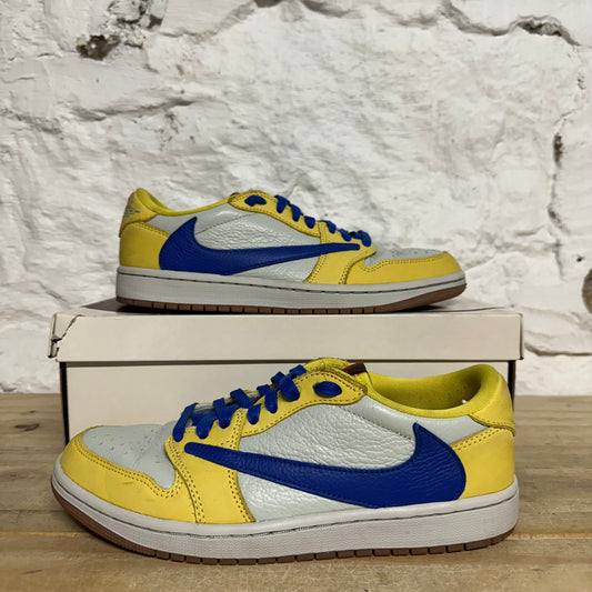 Air Jordan 1 Low Travis Scott Canary Sz 7(8.5W)