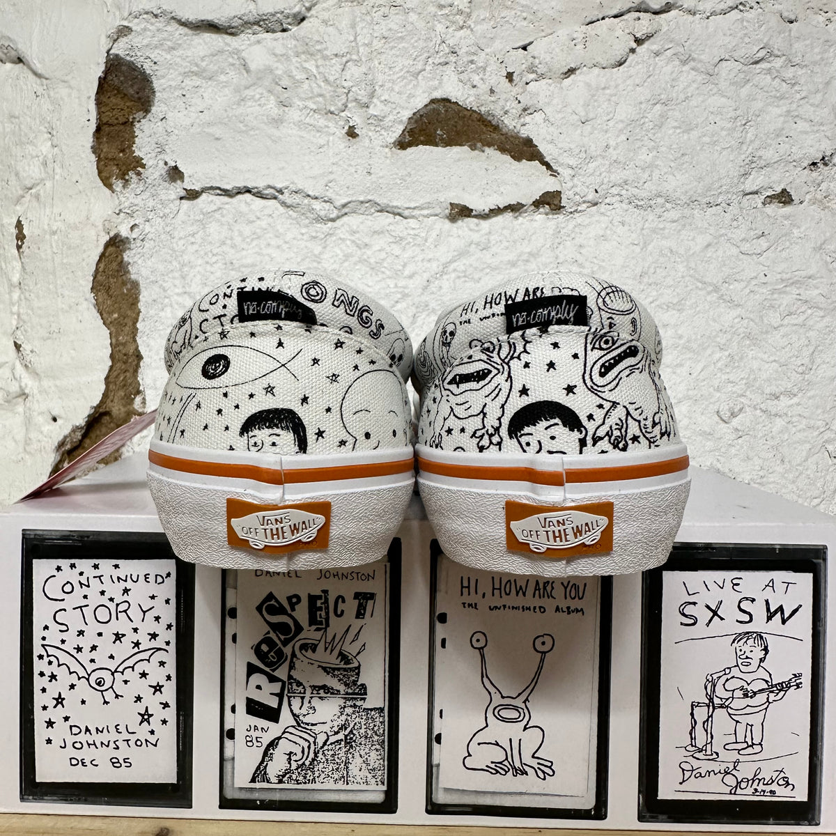 Vans Slip On Pro No Comply Daniel Johnston Sz 9.5 DS