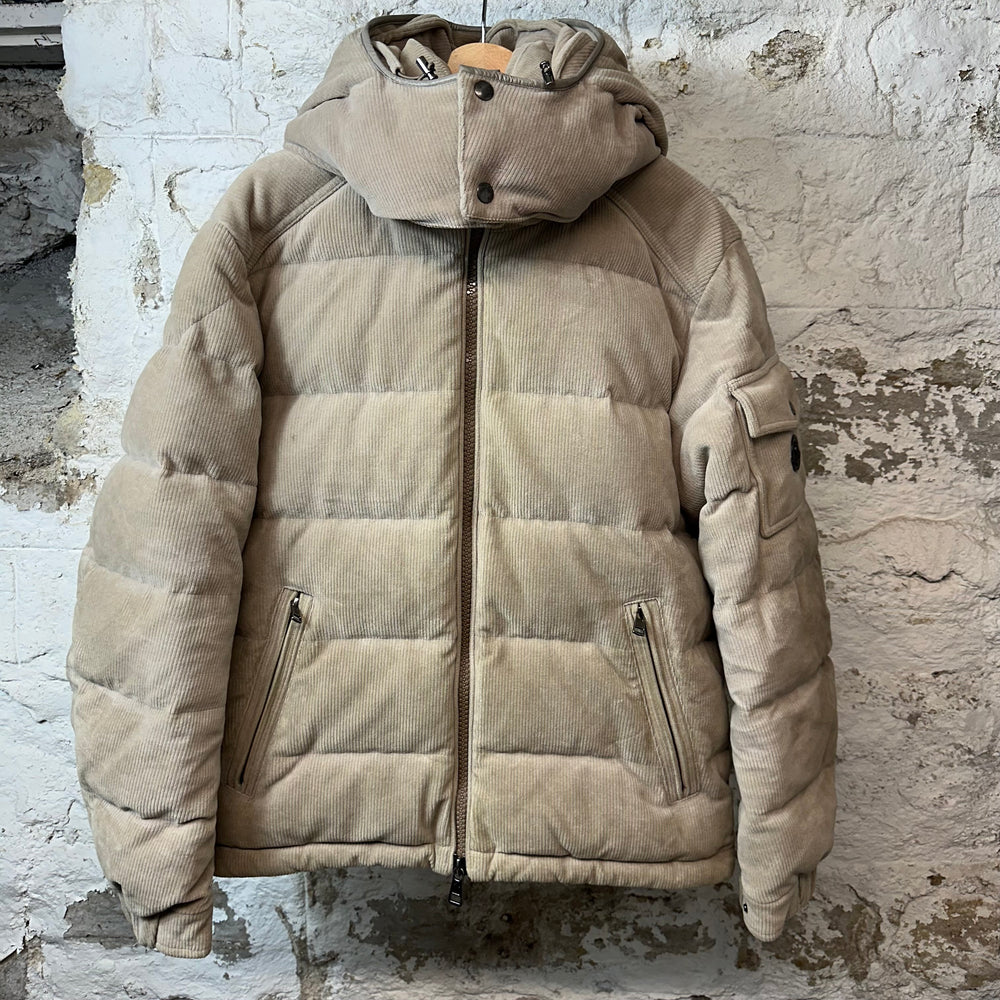 Moncler Maya Guibbotto Tan Corduroy Sz M (3)