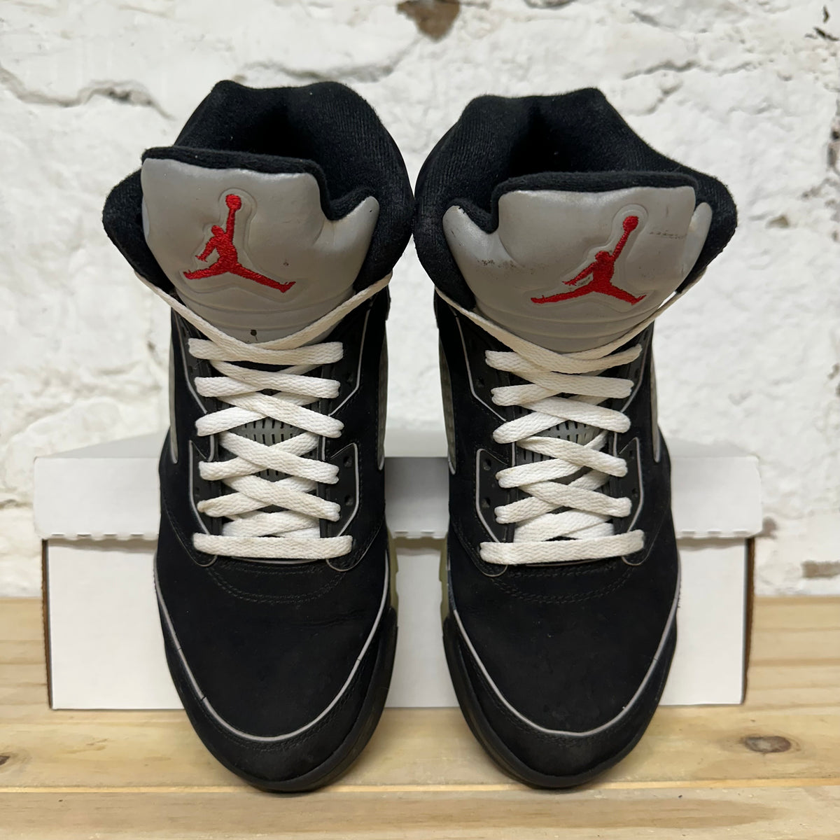 Air Jordan 5 Black Metallic Reimagined Sz 8