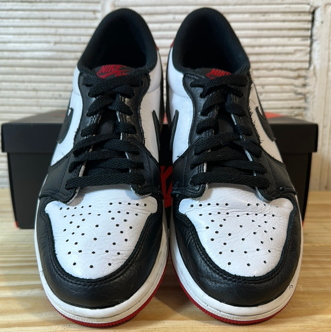 Air Jordan 1 Low Black Toe Sz 8