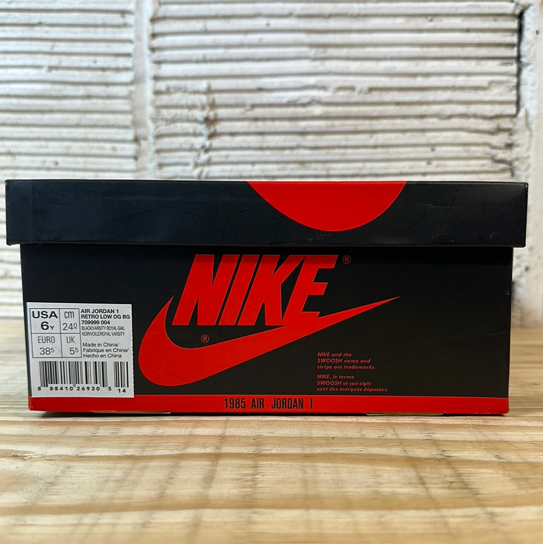 Air Jordan 1 Low Royal Blue Sz 6Y