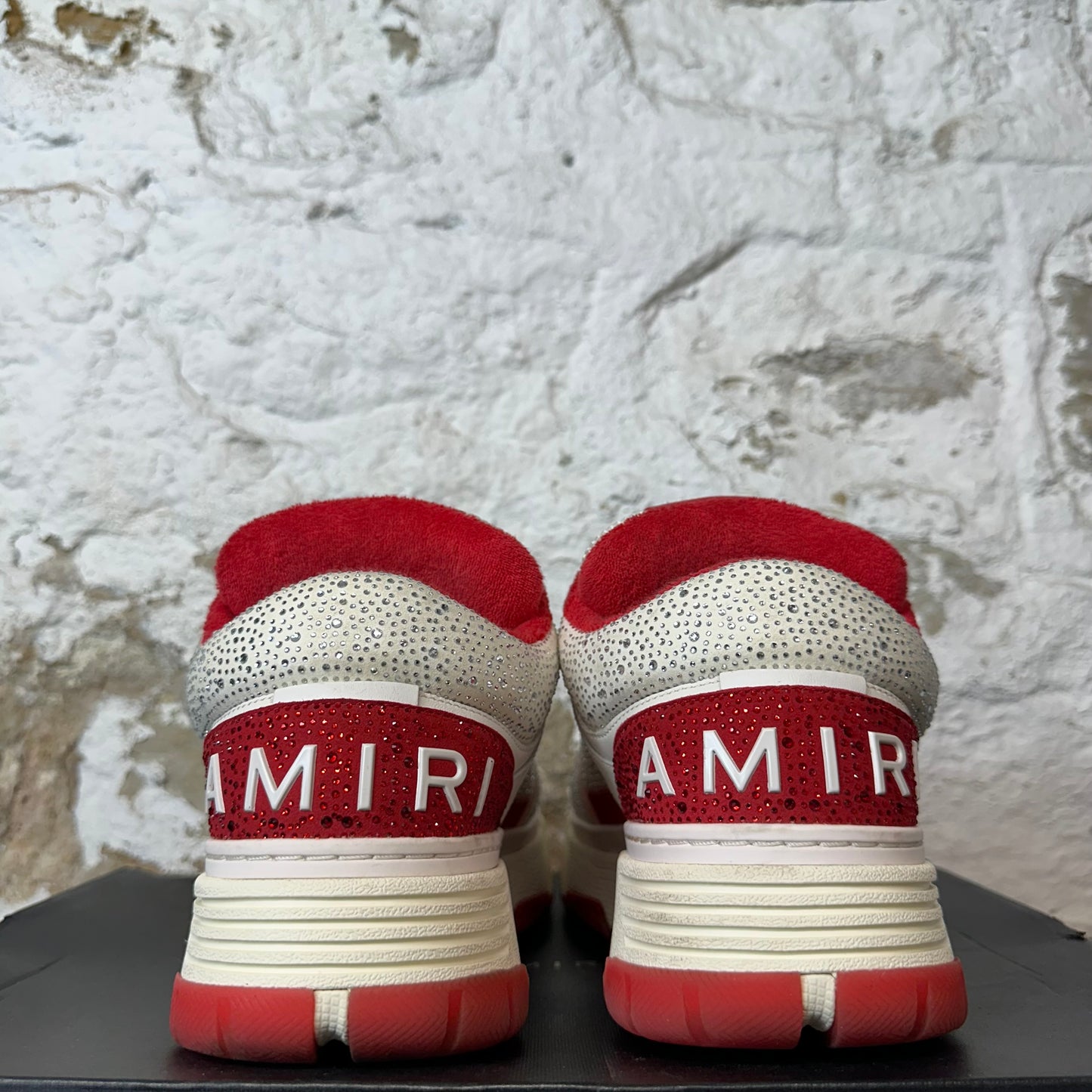 Amiri MA-1 Crystal Red White Cream Sneaker Sz 10 (43)