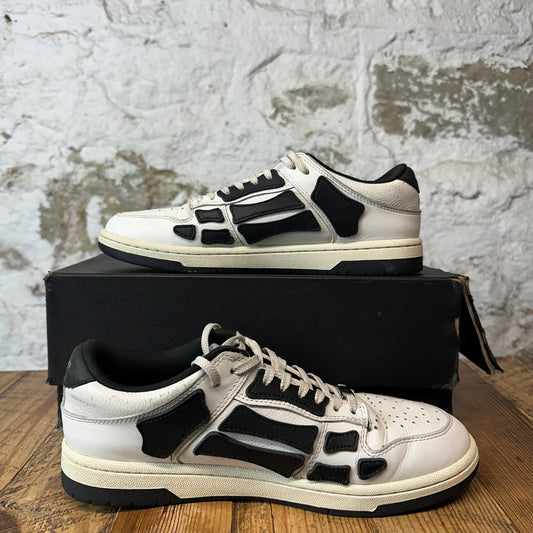 Amiri Black Skeleton White Cream Sneaker Sz 7 (40)