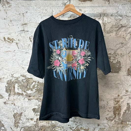 Rhude University T-shirt Navy Sz M