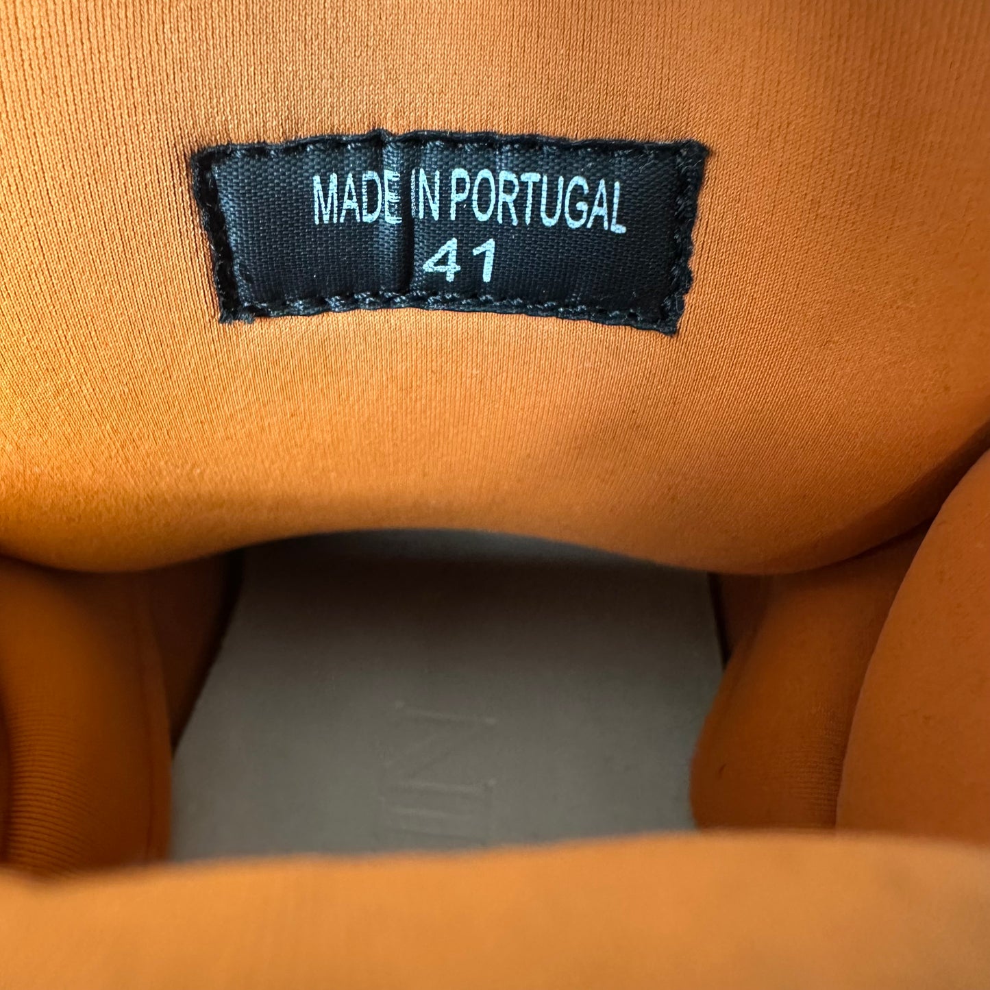 Lanvin Curb Orange Sneaker Sz 8 (41)