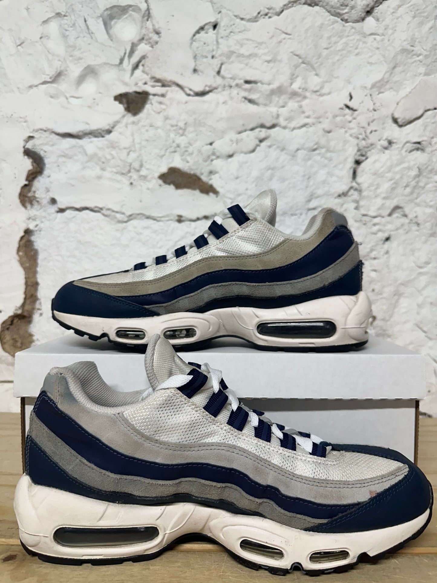 Nike Air Max 95 Navy Grey White Sz 10