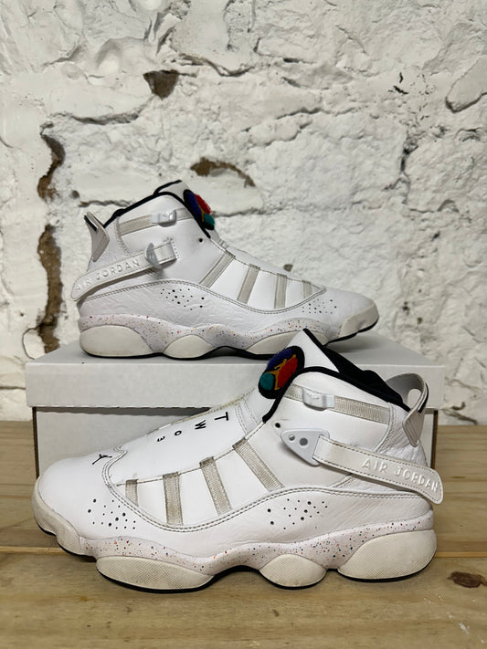 Air Jordan 6 Rings Paint Splatter Sz 9.5