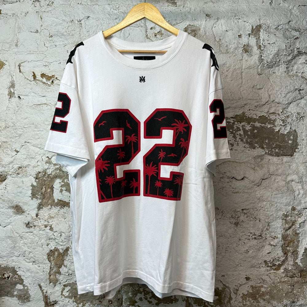 Amiri Skater 22 Red Black T-shirt White Sz XXL